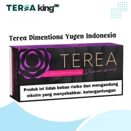 IQOS TEREA Dimensions Yugen Indonesia in Dubai with smooth tobacco flavor and gentle lavender and jasmine tea notes