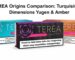 TEREA Origins Comparison: Turquoise, Dimensions Yugen & Amber
